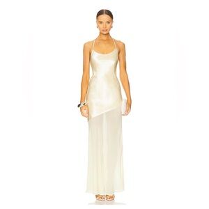 Runaway the Label Samani maxi dress in Lemon